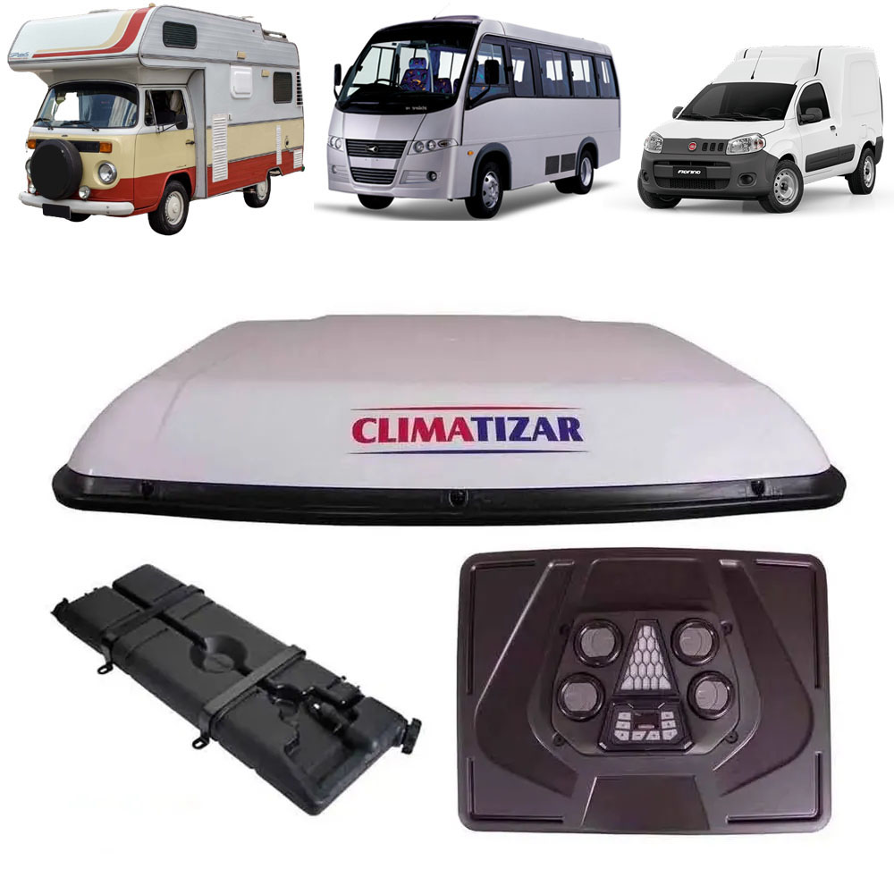 Climatizador de Ar Evolve 12v para Kombi Motorhome Ônibus Van Fiorino