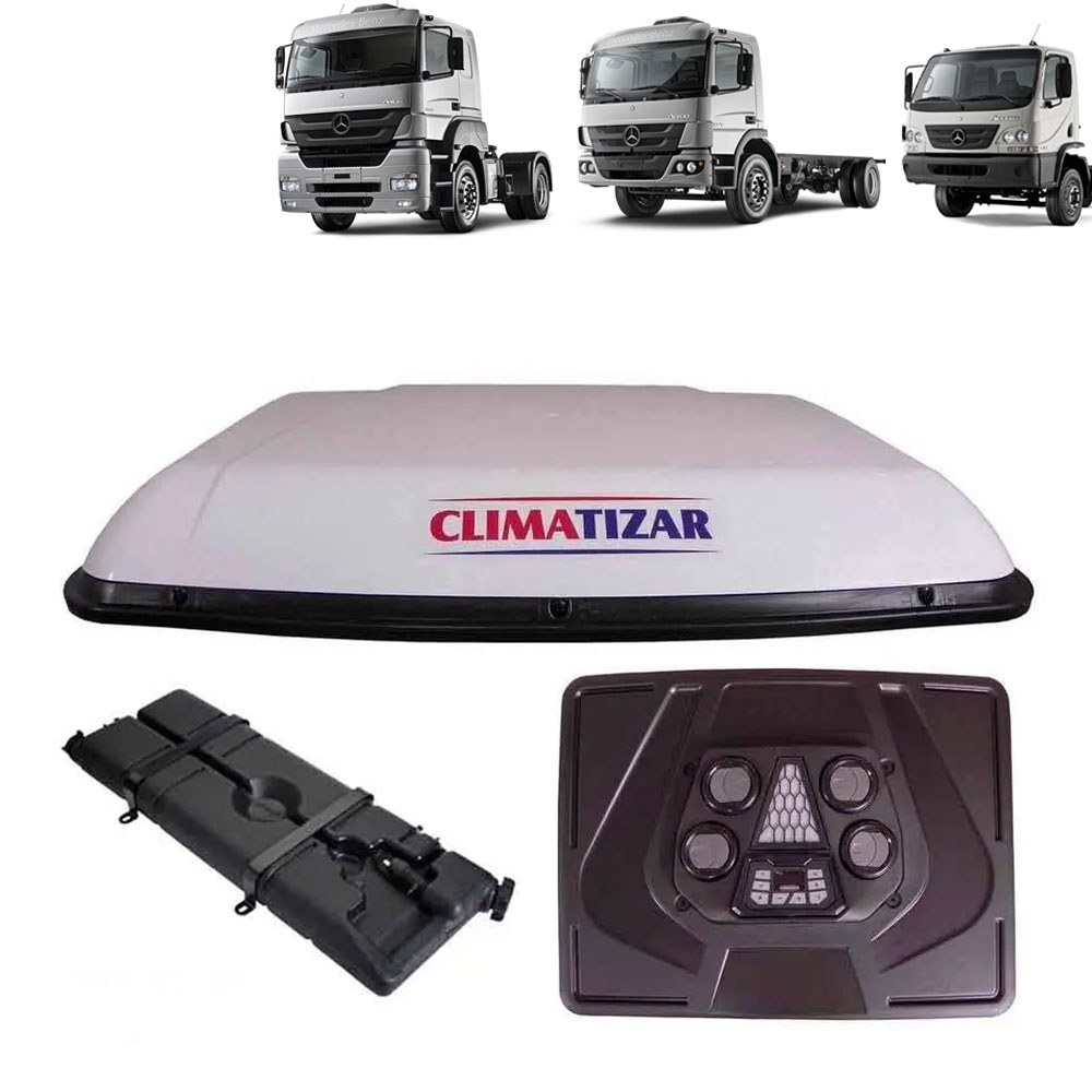 Climatizador de Ar Evolve 24v para Caminhão Mercedes-Benz Axor Atego e Accelo Teto Baixo Vertical