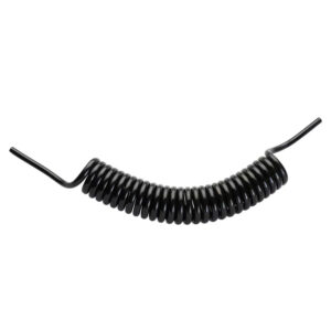 Mangueira Espiral PU Preta para pistola de Ar Caminhão