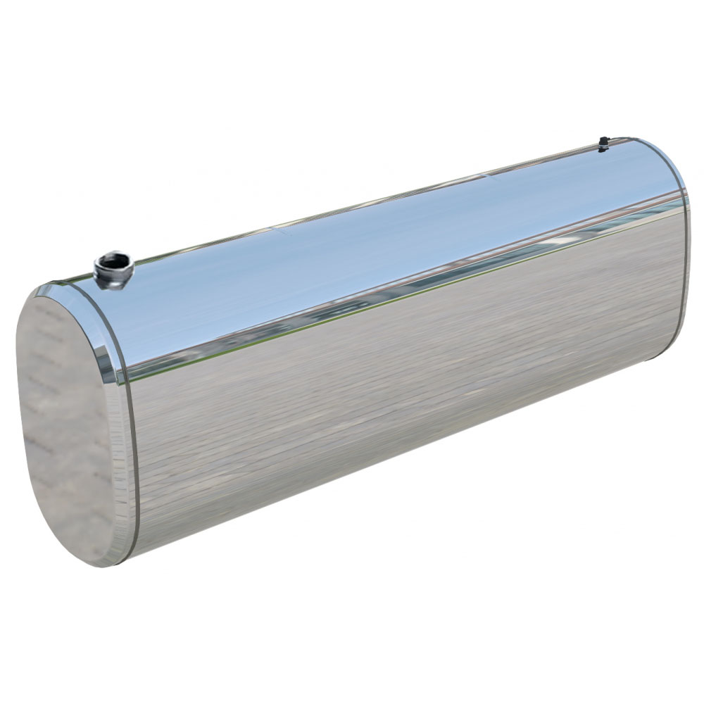 Tanque Combustível Inox Plataforma Oval 450mm para Caminhão