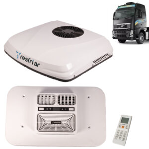 Ar Condicionado Elétrico Digital Resfriar Série 3 24V Volvo FH até 2014