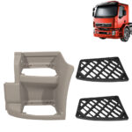 Estribo Cabine para Caminhão Volvo Vm 2006 á 2019 Lado Esquerdo com Pisantes