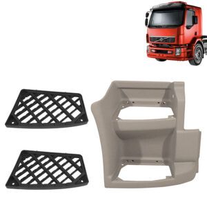 Estribo Cabine para Caminhão Volvo Vm 2006 á 2019 Lado Direito com Pisantes