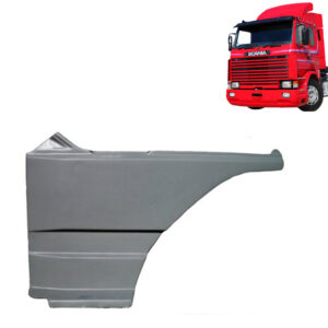 Tampa Antifurto em Fibra para Caminhão Scania R 112 / 113 / 142 / 143 Lado Esquerdo