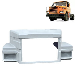 Capo Motor em Fibra para Caminhão Scania T 112 / 142 Longo com Para-Lamas