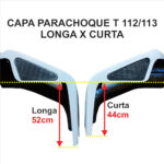 Capa Para-Choque em Fibra para Caminhão Scania T 113 / 143 Curto 1993 á 1998