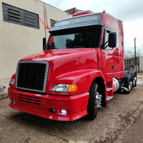 Tapa Sol Cabine em Fibra Para Caminhão Volvo NH 2000 á 2006