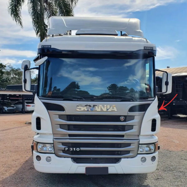 Defletor Coluna em Fibra para Caminhão Scania P S5 / S6 Lado Esquerdo