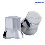 Kit 20 Capas Porca Cromada Iveco 32mm