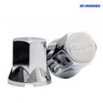 Kit 20 Capas Porca Cromada Ford 33mm