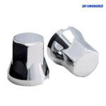 Kit 20 Capas Porca Cromada Tradicional 30mm