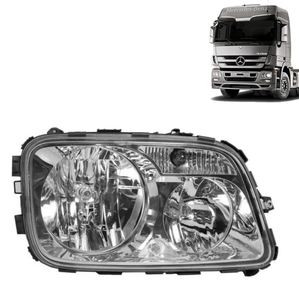 Farol Principal para Caminhão MB Actros até 2015 Lado Direito Farol Principal para Caminhão MB Actros até 2015 Lado Direito