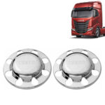 Par Sobre Tampa do Cubo Tração para Iveco Eurocargo / Tector / Cursor / Stralis / Hi-way / Hi-road / S-way (8 furos)