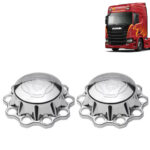 Par Sobre Tampa Cromada para Caminhão Scania S5 / S6 / S7 NTG Truck Original