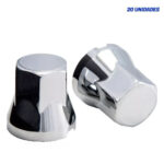 Kit 20 Capas Porca Cromada Tradicional 24mm