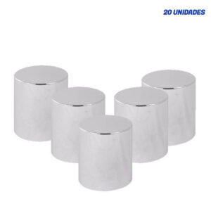 Kit 20 Capas Porca Cromada Grega 32/33MM
