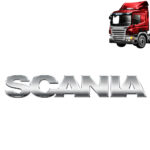 Emblema da Grade Cromado Compatível com o Caminhão Scania P S5 Moderno 2013