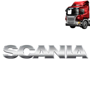 Emblema da Grade Cromado Compatível com o Caminhão Scania P S5 Moderno 2013