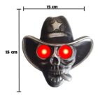 Caveira Cowboy Para Caminhão Led Bivolt