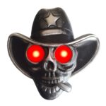 Caveira Cowboy Para Caminhão Led Bivolt