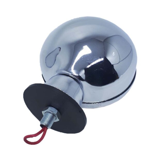 Kit 5 Lanternas Foguinho Vermelha Cromada com suporte