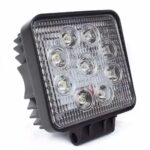 Par Farolete Led Quadrado 9 Leds 27W 12v / 24v