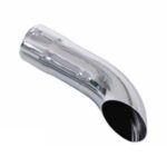 Ponteira de Escapamento Curta 4" 1/2 44 cm Cromado para Caminhão