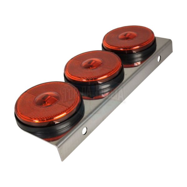 Lanterna 3 marias em led com suporte Inox Bivolt