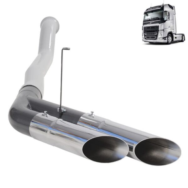 Kit Escapamento com Ponteira Dupla Americana Volvo FH 2021 LE