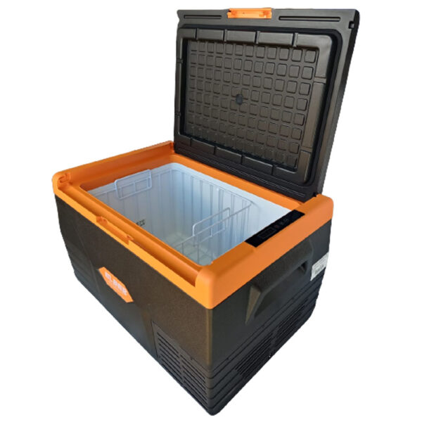 Geladeira Portátil Elber Black 50 Litros 12v 24v Bivolt