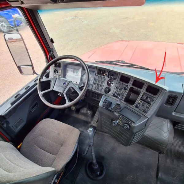 Moldura Acabamento Inferior Painel para Caminhão Scania P93 R113 T113 R143 T143 Painel de Avião e Série 4 114 124