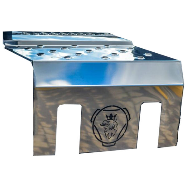 Acabamento Inox Tampa Caixa Bateria para Scania NTG 2020