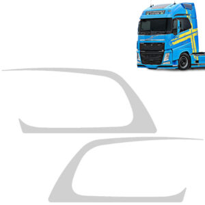 Moldura Inox Cleam Maçaneta Porta para Caminhão Volvo Fh após 2014