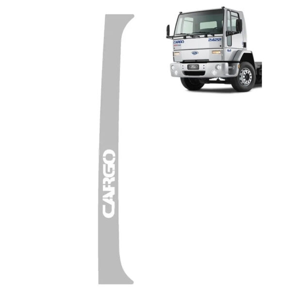 Aplique Inox Coluna da Porta para Caminhão Ford Cargo até 2010