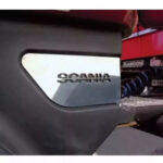 Aplique Inox Para-Lama Inferior Cabine para Caminhão Scania S4 / S5 1998 á 2018