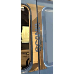 Aplique Inox Coluna da Porta para Caminhão Scania 112 / 113 / 142 / 143