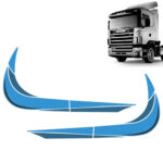 Conjunto Faixa Adesiva para Caminhão Scania 2002 Azul