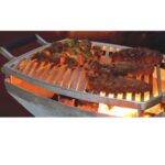 Churrasqueira Grelha Portátil Tipo Parrilla Argentina Pouco Carvão
