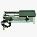 Fogareiro em Inox 2 Bocas com 1/2 Chapa