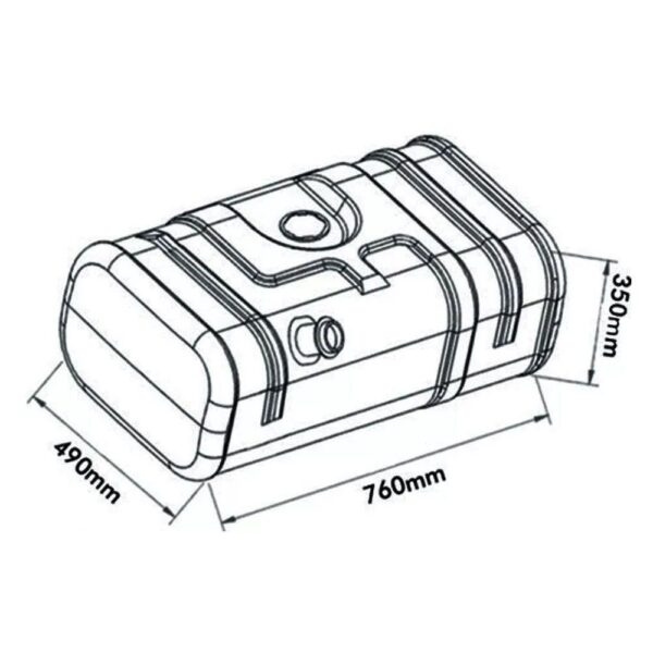 Tanque de Combustível Plastico para Iveco Daily 70 Litros