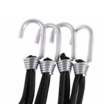 Gancho de Lona Elástico Amarração 33 cm 50 unidades preto