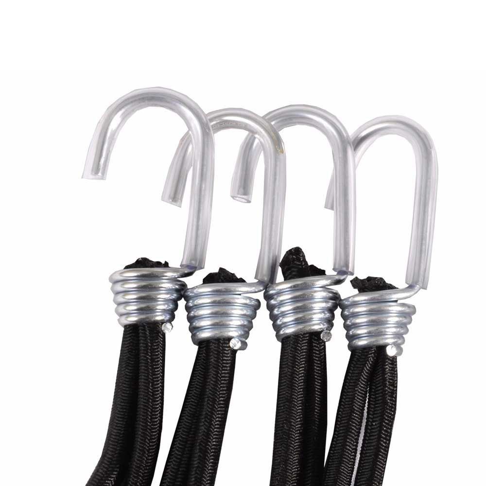 Gancho de Lona Elástico Amarração 33 cm 50 unidades preto