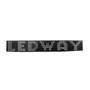 Painel Itinerário de Led LedWay 8 Linhas 12V 24V