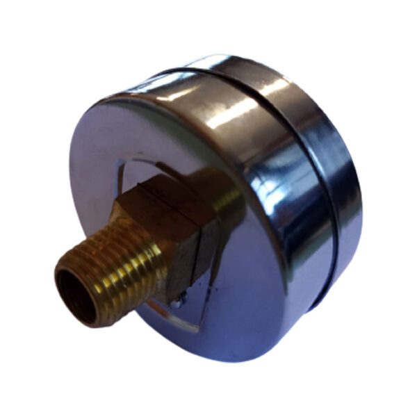 Manometro Horizontal 1/4 50mm 10 Bar para Suspensão a Ar