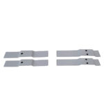 Kit 2 Buzinas Marítima 1 Metro para Caminhão 24V + Válvula solenoide de 1/2 C/ Suporte Sem Furar Teto