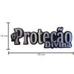Emblema Decorativo para Caminhão Fé Proteção Divina