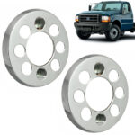 Par Calota Protetora Roda Dianteira Cromada para Ford F4000 após 2000