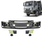 Para-Choque Dianteiro com Tampas para Caminhão Iveco Tector Traçado