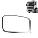 Moldura Cromada Acabamento Farol Lado Direito para Caminhão Mercedes-Benz Axor