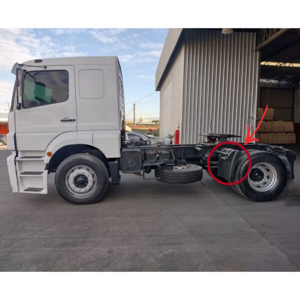 Par Meio Para-Lama Traseiro Frontal para Caminhão Mb Axor